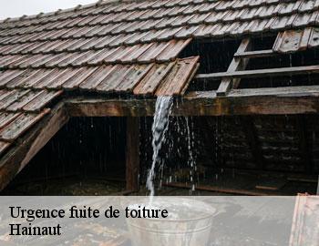 Urgence fuite de toiture HA Hainaut Firme Thitane Toit