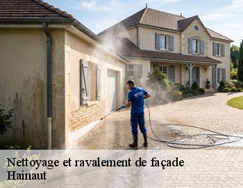 Nettoyage et ravalement de façade HA Hainaut  Firme Thitane Toit