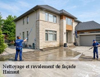 Nettoyage et ravalement de façade HA Hainaut  Firme Thitane Toit