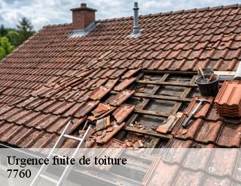 Urgence fuite de toiture celles-7760 Firme Thitane Toit