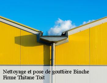 Nettoyage et pose de gouttière binche-7130 Firme Thitane Toit