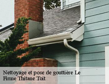 Nettoyage et pose de gouttière  le-7070 Firme Thitane Toit