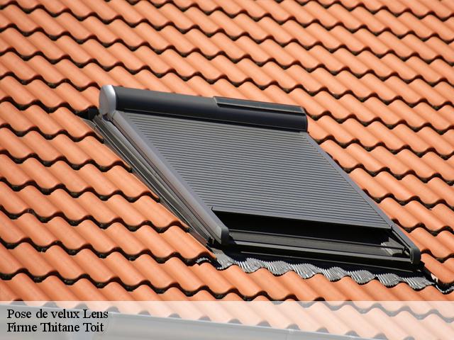 Pose de velux lens-7870 Firme Thitane Toit