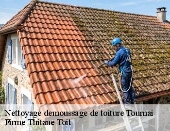 Nettoyage demoussage de toiture  tournai-7500 Firme Thitane Toit